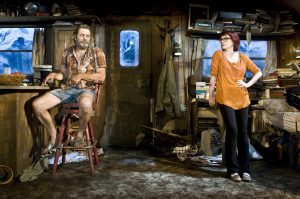 (L to R) Nick Offerman  & Megan Mullally. Photo Credit: Monique Carboni