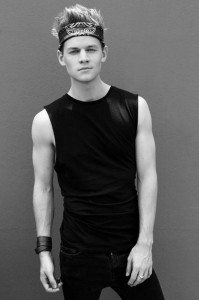 Joel Creasey in "Rock God" at FringeNYC. Photo by Ed Purnomo.