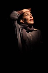 Anat Barzilay in "Samira" at FringeNYC. Photo by Talia Krevsky.