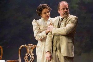  Michelle Beck and Chris Mixon in The Pearl's "Uncle Vanya." Photo by Al Foote III.