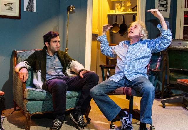 Austin Pendleton and Sean Walsh in "Chinese Coffee." Photo by by Bobby Caputo.