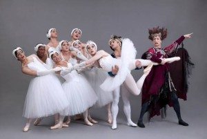 Les Ballets Trockadero de Monte Carlo in "Swan Lake." ©Sascha Vaughn.