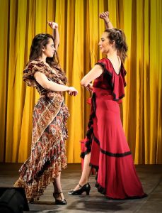 Heather Velazquez and Gizel Jiminez in Rosario and the Gypsies. Photo credit: Photo by Lee Wexler/Images for Innovation.