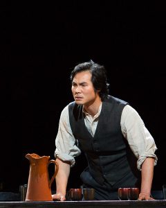 Yonghoon Lee as Turiddu in Mascagni's "Cavalleria Rusticana." Photo by Marty Sohl/Metropolitan Opera.