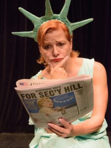 Frances McGarry in "Lady Liberty's Worst Day Ever." Photo by Steven Pisano.