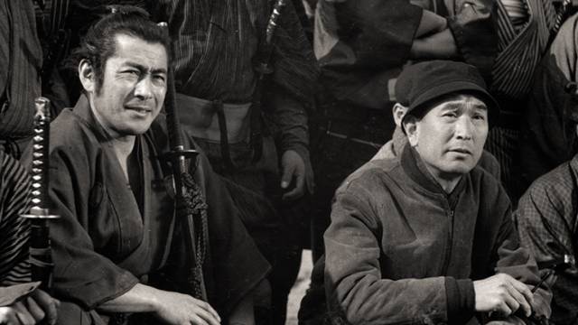 Toshiro Mifune (Left) Akira Kurosawa (Right)