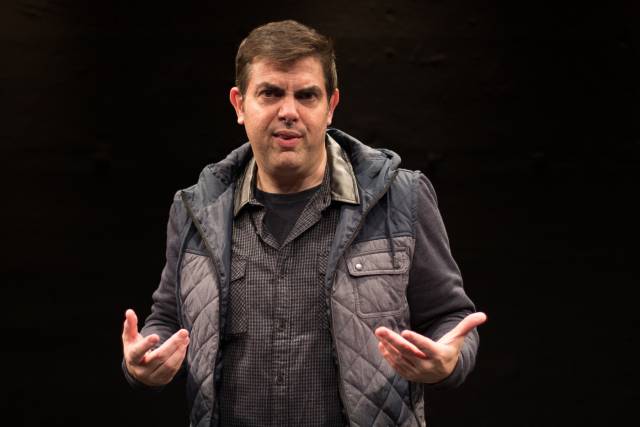 Pictured: Jason O'Connell in The Dork Knight at Abingdon Theatre Company Photo Credit: Ben Strothmann